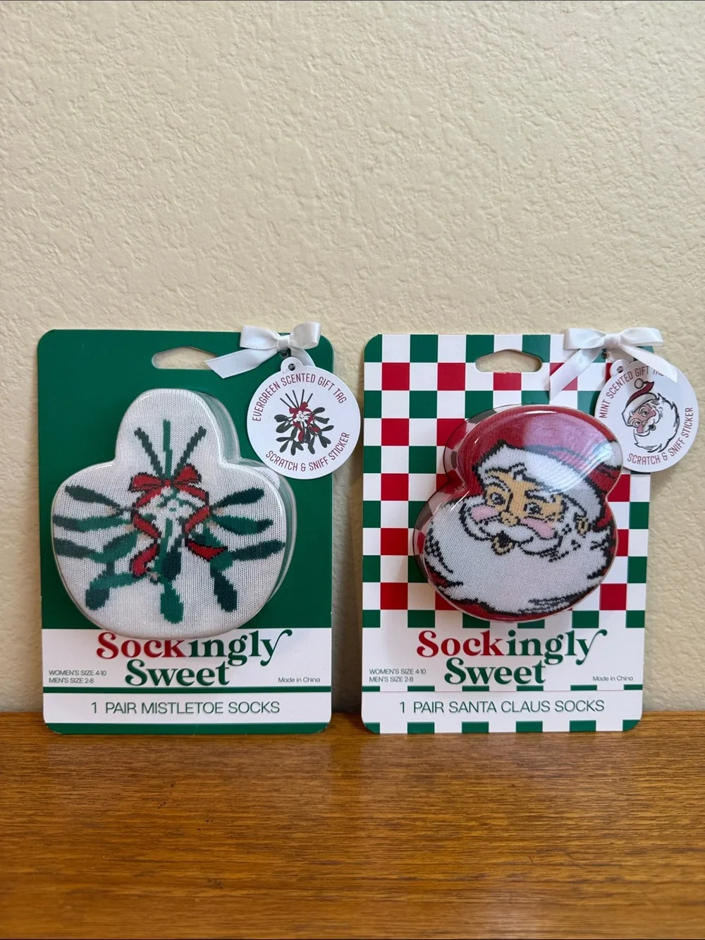 Sockingly Sweet 2 Pairs Of Scented Christmas Socks